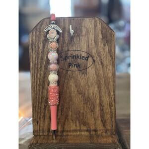 42-18   Handcrafted Extended Length Beaded Pen w/ Refill Ink